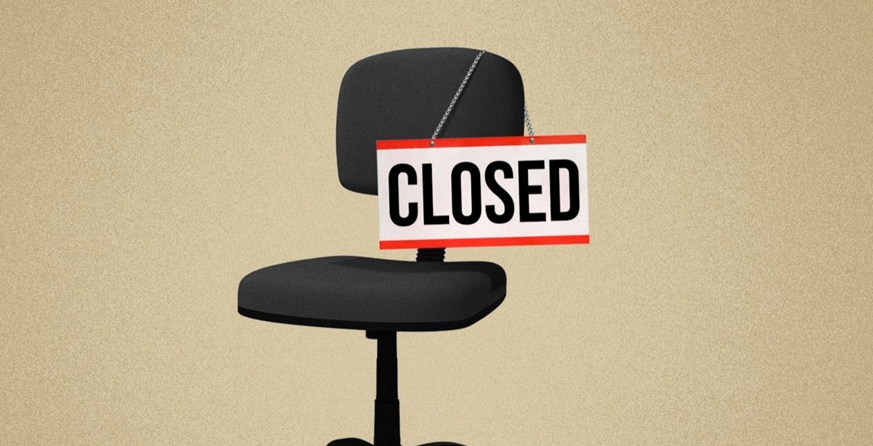 Office closed sign