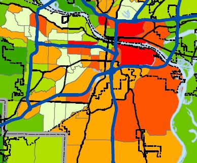 Population change map thumbnail