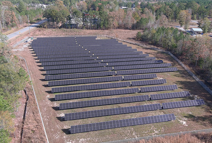 LRCSP solar community array in Little Rock