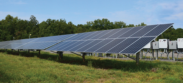 Pulaski County solar field at the Port of Little Rock