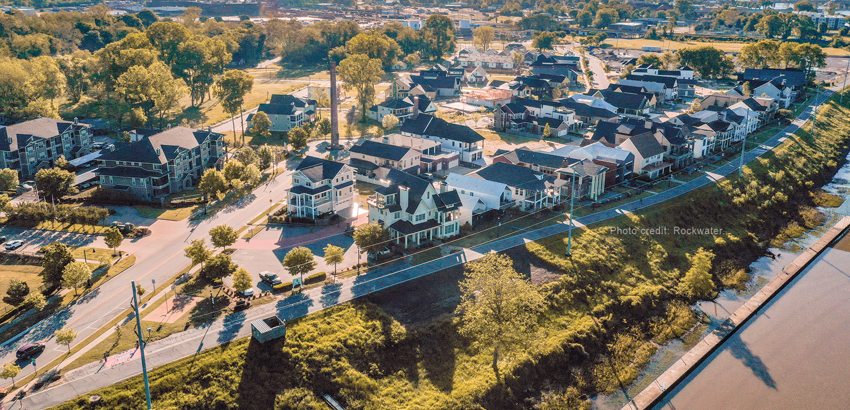 aerial photo of Rockwater