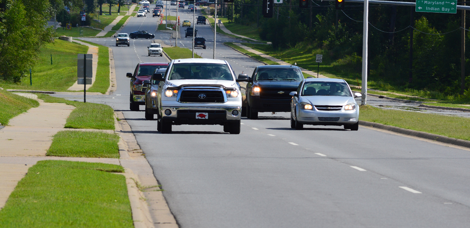 photo of traffic on Brockington Rd