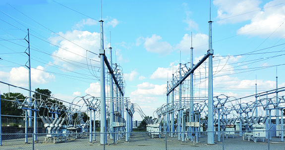 Electric substation in Little Rock